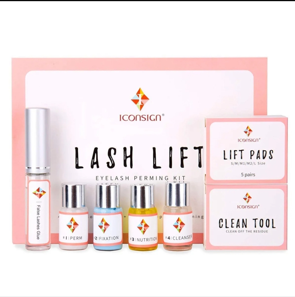 Lash Lift Kit with Multi-Color Solutions